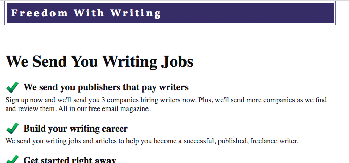 Freelance Writing Opportunities