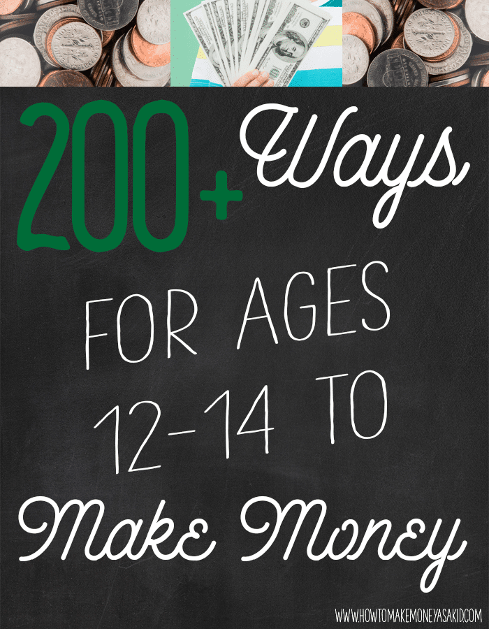 How To Make Money Fast As A 13 Year Old