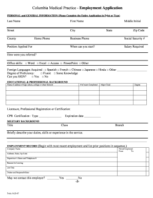 Online Job Application Practice