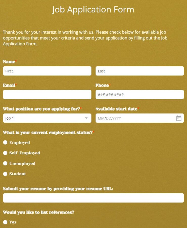 Online Job Applications Near Me