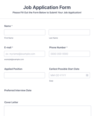 Online Job Applications Near Me