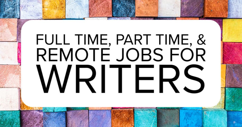 Part Time Writing Jobs Remote