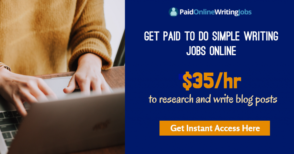 Writing Jobs Online That Pay