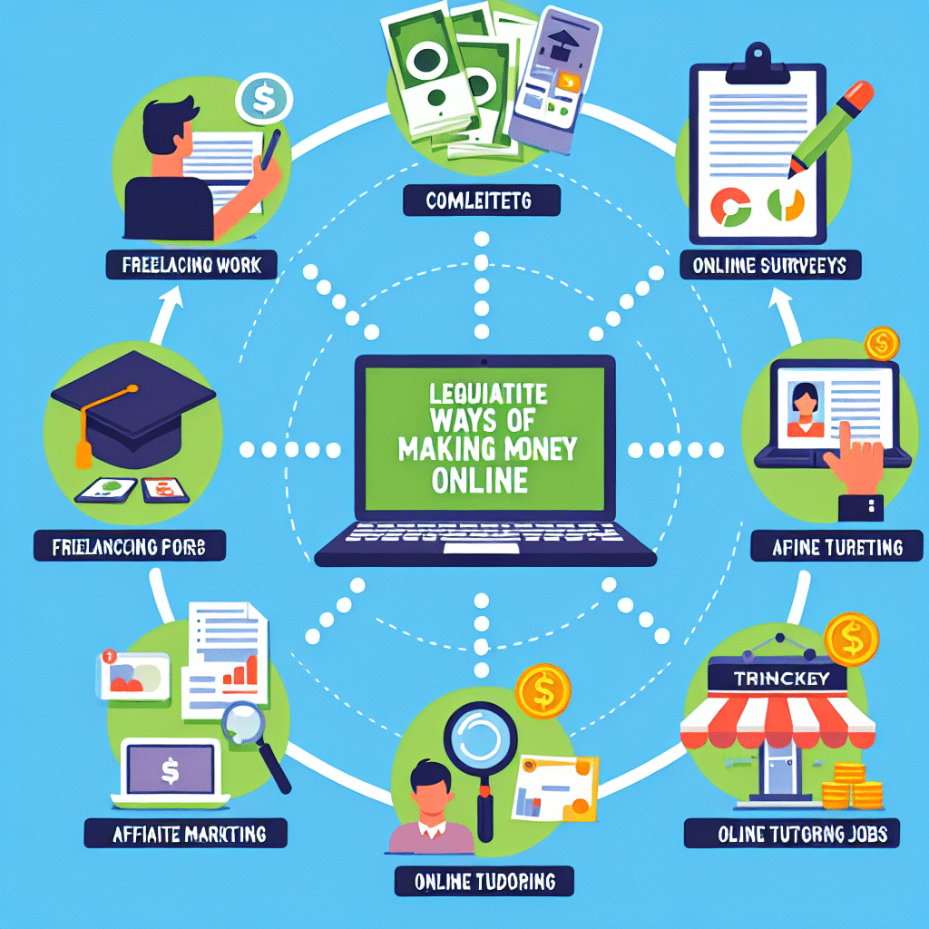 5 Easy Ways to Make Legit Money Online