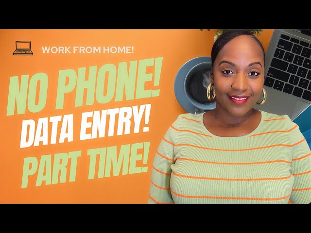Data Entry From Home Part Time