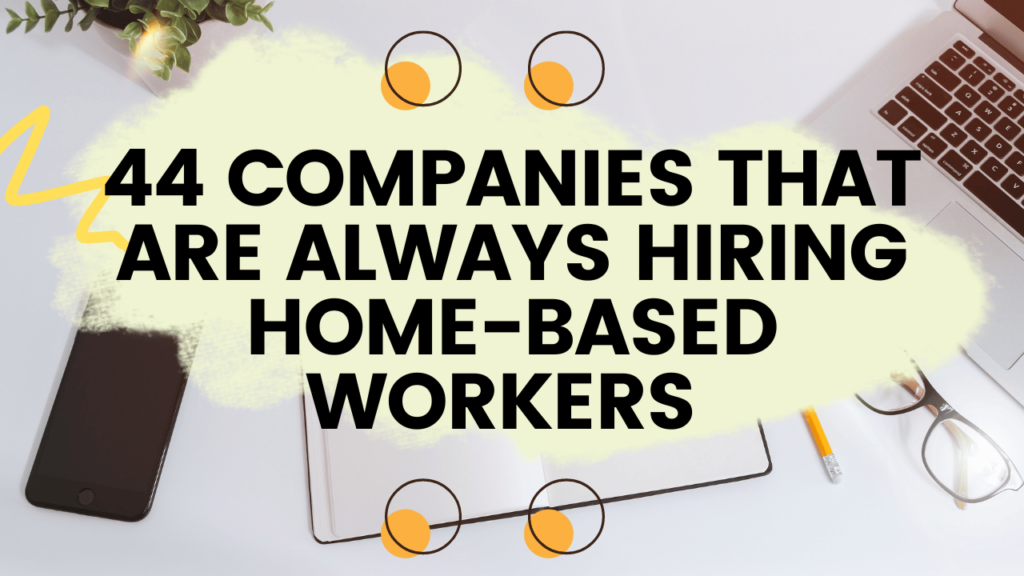 Home Based Company Jobs