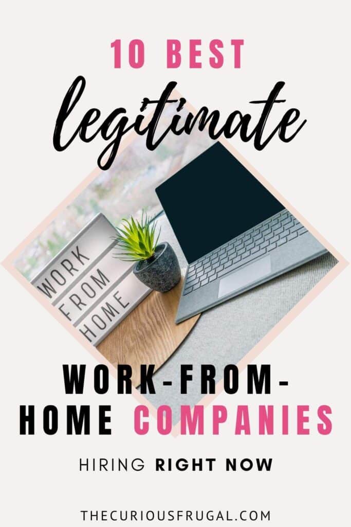 Top 10 Legitimate Work At Home Companies