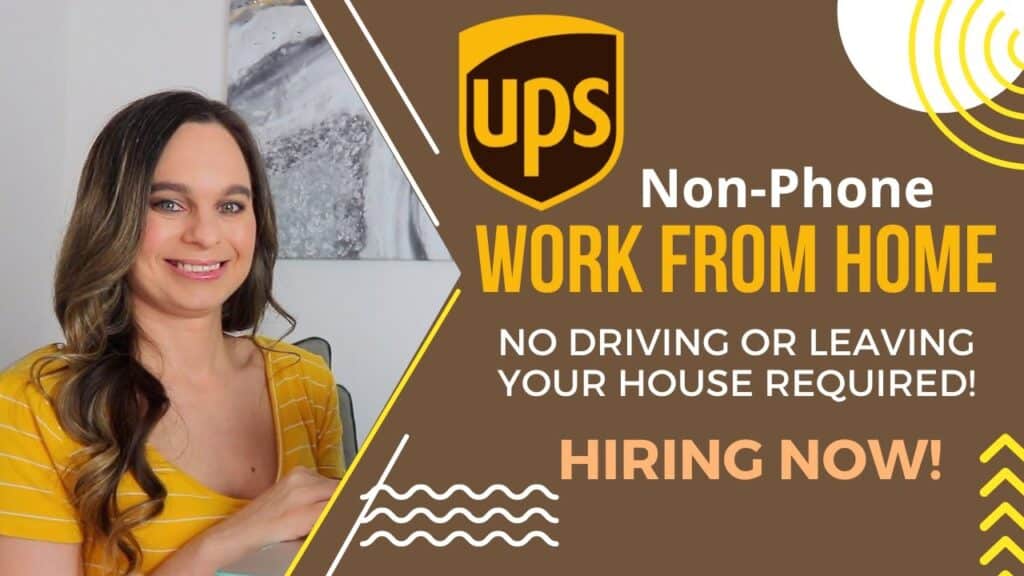 Ups Work From Home