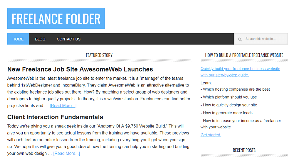Freelancing Blog