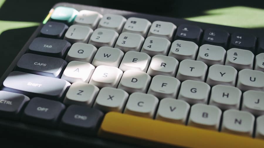 Keyboard typing