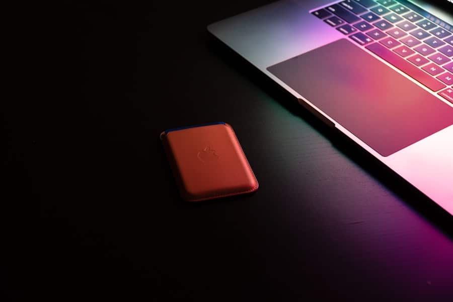 Laptop and money