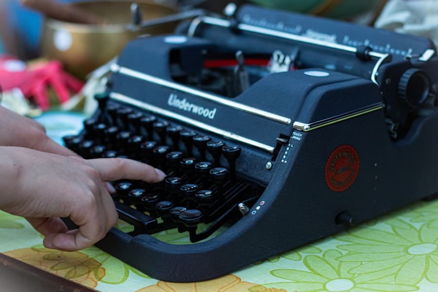 Keyboard typing
