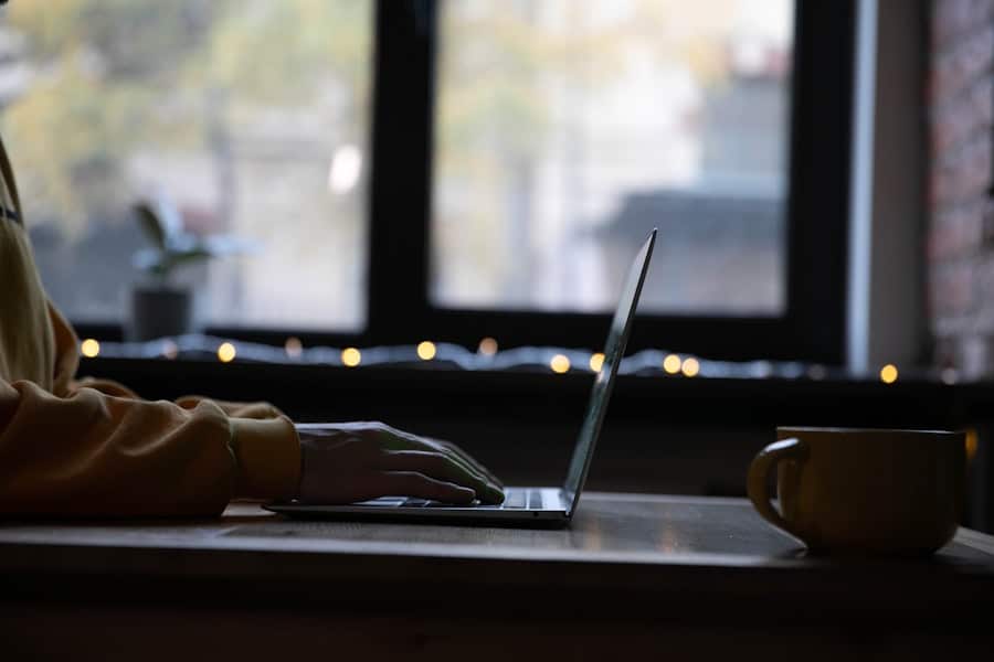 Laptop and camera