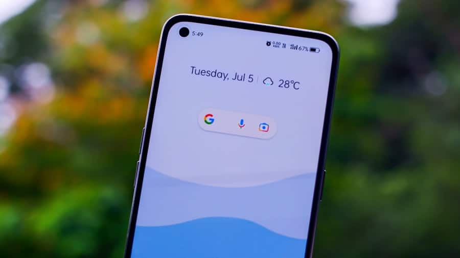 Smartphone screen