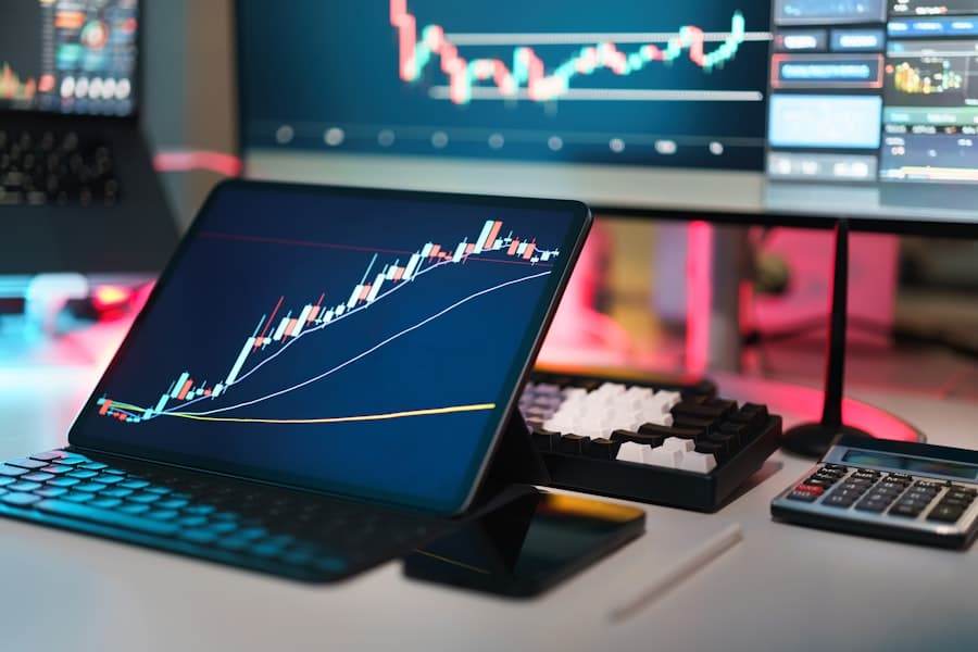 Laptop and money