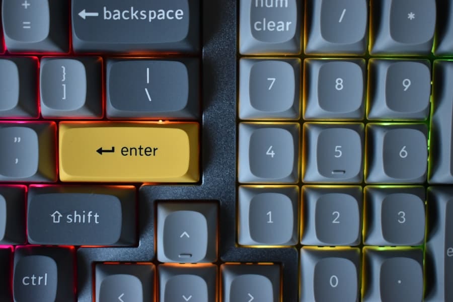 Keyboard typing