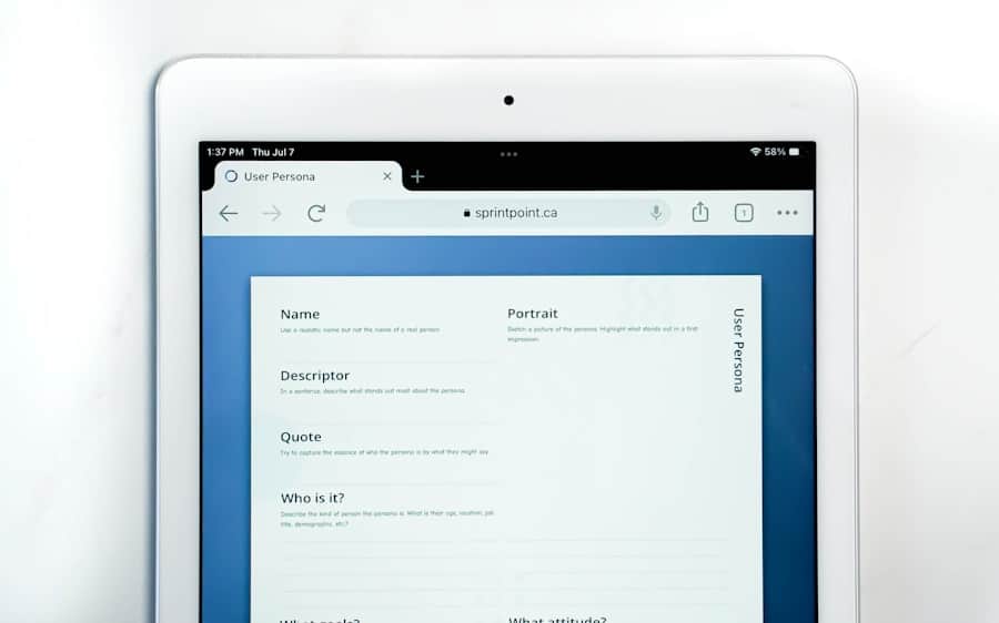Photo Survey interface
