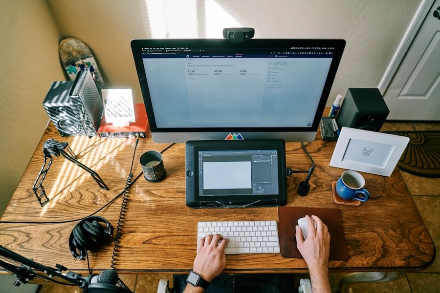 Photo Typing workstation