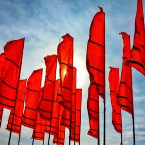 Photo Red flags