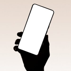 Photo Mobile phone with money icon
